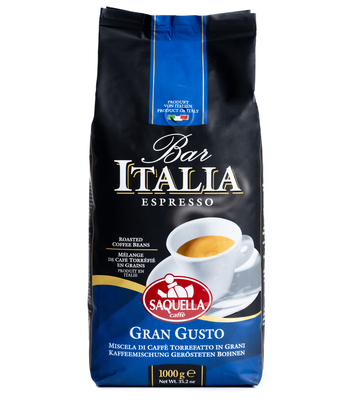 قهوه برند ساکوئلا بار ایتالیا گرن گاستو 1kg