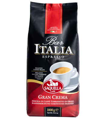 قهوه برند ساکوئلا بار ایتالیا گرن کرما 1kg